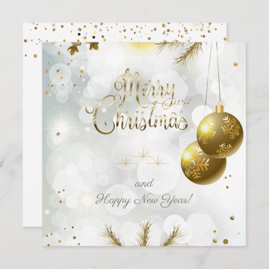 Frohe Weihnachten & Neues Jahr! 20XX (Vorne/Hinten)