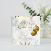 Frohe Weihnachten & Neues Jahr! 20XX (Stehend Vorderseite)