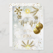 Frohe Weihnachten & Neues Jahr! 20XX Gold Luxus (Vorne/Hinten)