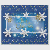 Frohe Weihnachten & Neues Jahr! 20XX Gold Luxus Geschenkpapier (Flach)