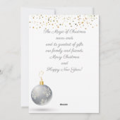 Frohe Weihnachten & Neues Jahr! 20XX Silver Luxury (Rückseite)