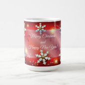 Frohe Weihnachten & Neues Jahr! 20XX Silver Luxury Kaffeetasse (Mittel)
