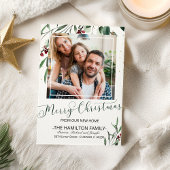 Frohe Weihnachten Neues Zuhause Moving Ankündigung