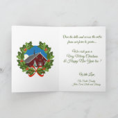 Frohe Weihnachten Neugeborene nigerianische Ziege (Innenseite)