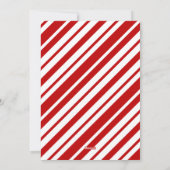 Frohe Weihnachten Neujahr Candy Cane Foto (Rückseite)
