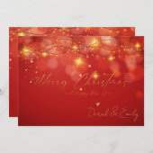 Frohe Weihnachten - Neujahr - Funkelnd Weihnachtsu (Vorne/Hinten)