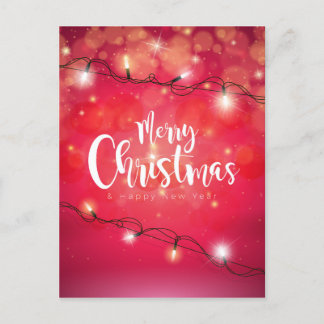 Frohe Weihnachten Neujahr Moderne wünscht rosa Lic