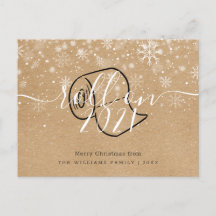 Frohe Weihnachten Neujahr Rustikale Rolle auf Spaß