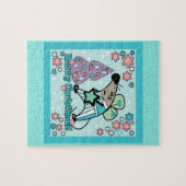 Frohe Weihnachten Neujahr Symbol Maus Cartoon nied Puzzle (Horizontal)