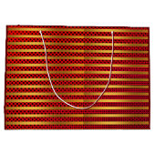 Frohe Weihnachten - New Year Große Geschenktasche Geschenktüte (Rückseite)