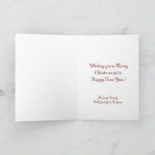 Frohe Weihnachten - New York Central Park Snow (Innenseite)