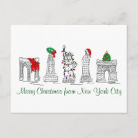 Frohe Weihnachten New York City NYC Xmas Pen und T