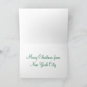 Frohe Weihnachten New York City NYC Xmas Urlaub (Innenseite)