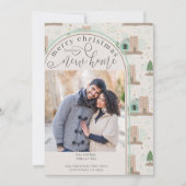 Frohe Weihnachten New Zuhause Foto Apartment Movin Ankündigung (Vorderseite)