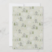 Frohe Weihnachten New Zuhause Foto Pine Village Mo Ankündigung (Rückseite)