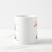 Frohe Weihnachten Niedlich Bunny Kaffeetasse (Mittel)