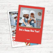 Frohe Weihnachten Niedlich Cookie Foto Collage