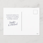 Frohe Weihnachten | Niedlich Doodle Snowman (Rückseite)