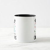 Frohe Weihnachten Niedlich Fluffy Tasse (Zentrum)