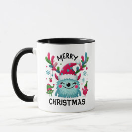 Frohe Weihnachten Niedlich Fluffy Tasse