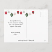 Frohe Weihnachten Niedlich Gingerbread Man (Rückseite)