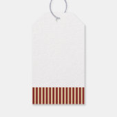 Frohe Weihnachten Niedlich Gingerbread Man Homemad Geschenkanhänger (Rückseite)