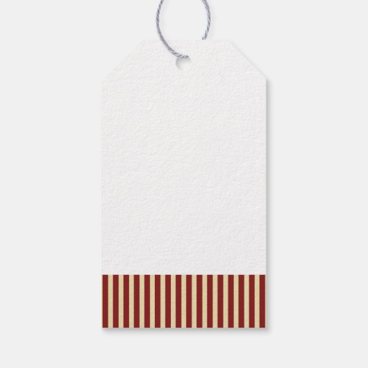 Frohe Weihnachten Niedlich Gingerbread Man Homemad Geschenkanhänger (Rückseite)