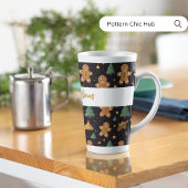 Frohe Weihnachten Niedlich Gingerbread Pine Tree S Milchtasse