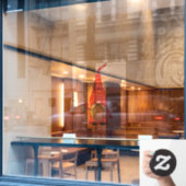 Frohe Weihnachten Niedlich Gnome Fensteraufkleber (Café-Fenster)