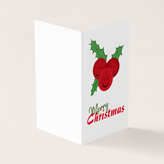 Frohe Weihnachten niedlich heilig zeichnend (Vorderseite)
