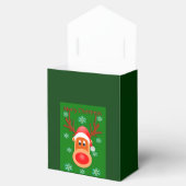 Frohe Weihnachten Niedlich Hirschzelt Gefälligkeit Geschenkschachtel (Geöffnet)