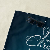 Frohe Weihnachten Niedlich Moderne Parachuting Sno Strandtuch (Beispiel)