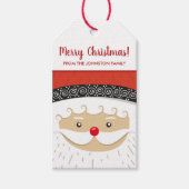 Frohe Weihnachten Niedlich Name Party Geschenkanhänger (Vorderseite)