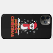 Frohe Weihnachten Niedlich Pinguin Case-Mate iPhone Hülle (Rückseite (Horizontal))