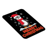 Frohe Weihnachten Niedlich Pinguin Magnet (Rechte Seite)
