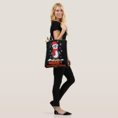 Frohe Weihnachten Niedlich Pinguin Tasche (Am Model)