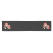 Frohe Weihnachten Niedlich Rentier Familie Weihnac Kurzer Tischläufer (Horizontal)