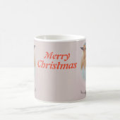 "Frohe Weihnachten" niedlich Robin Kaffeetasse (Mittel)