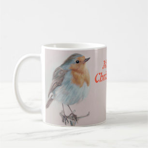 "Frohe Weihnachten" niedlich Robin Kaffeetasse