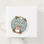 Frohe Weihnachten Niedlich Robins Geschenkanhänger (Beispiel)