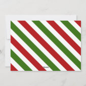 Frohe Weihnachten Niedlich Rot und Grün Gnomes (Rückseite)