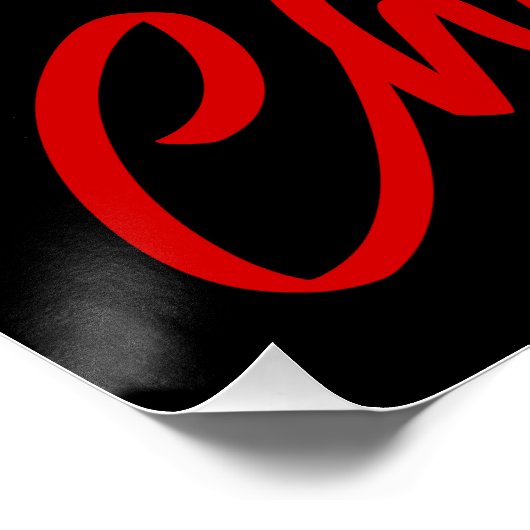 Frohe Weihnachten Niedlich Samoyed Welpe mit Weihn Poster (Ecke)