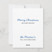 Frohe Weihnachten Niedlich Santa Dog Black Labrado (Rückseite)