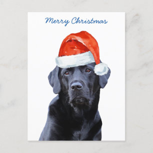 Frohe Weihnachten Niedlich Santa Dog Labrador
