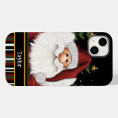 Frohe Weihnachten Niedlich Santa Red Inspirivity N Case-Mate iPhone Hülle (Rückseite (Horizontal))