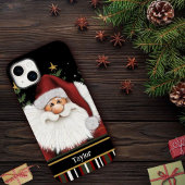 Frohe Weihnachten Niedlich Santa Red Inspirivity N Case-Mate iPhone Hülle