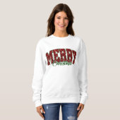Frohe Weihnachten Niedlich Sweatshirt (Vorne ganz)