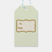 Frohe Weihnachten Niedlich Weihnachten in Red Vint Geschenkanhänger (Rückseite)