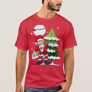 Frohe Weihnachten Niedlich Weihnachten Weihnachtsb T-Shirt
