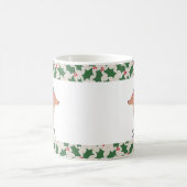 Frohe Weihnachten Niedliche Dackel Hund Kaffeetasse (Mittel)